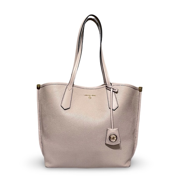 Michael Kors Handbags - Michael Kors Jane Large Tote Bag in Soft Pink Pebble Leather